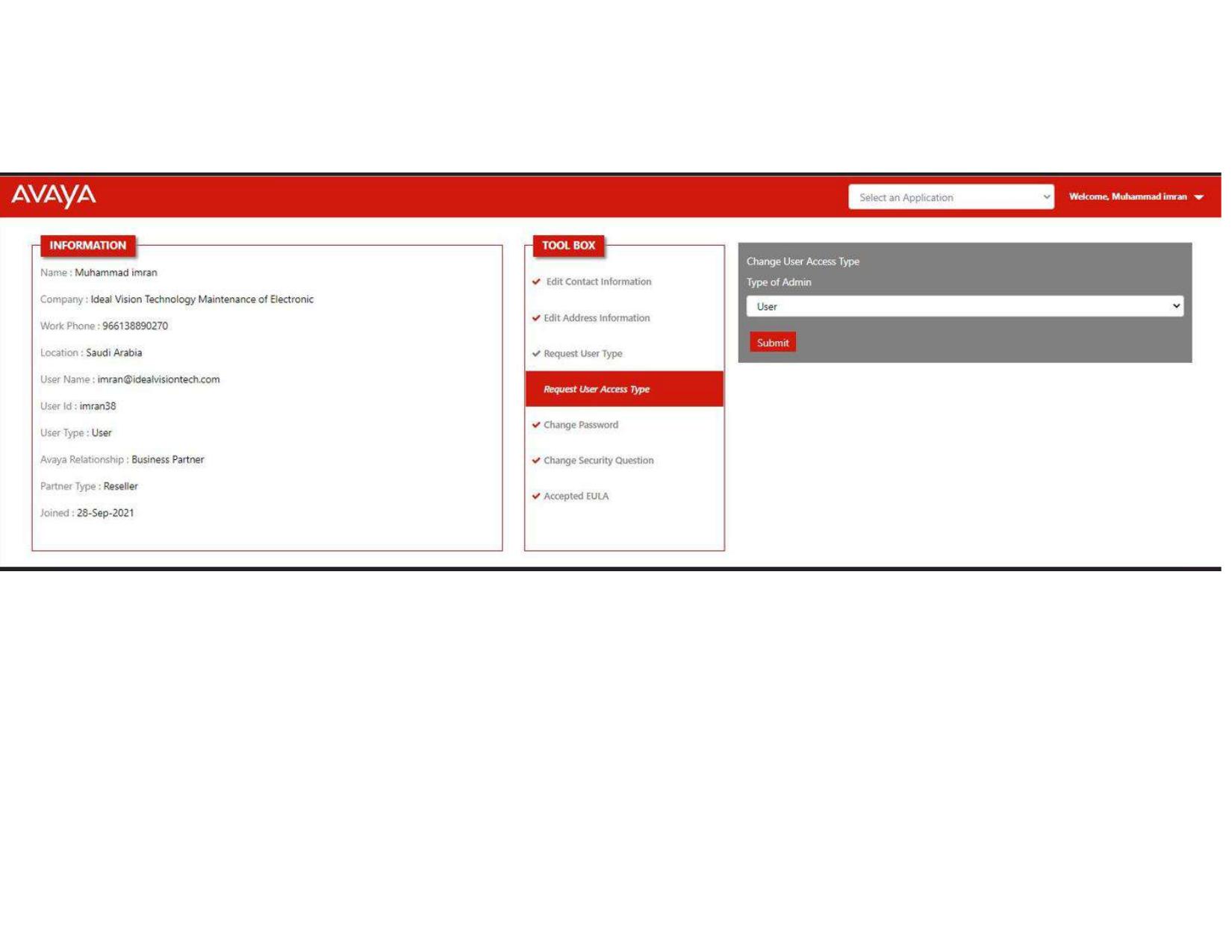 Avaya Partner Portal — Business Partner Access
